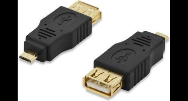USB adapter, type micro B - A