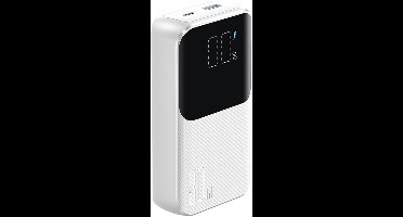 Mini - powerbank - met ingebouwde kabels Joyroom JR-PBC06 30W 10000mAh - wit