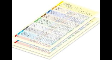 Schoonmaakplan Gezin - Weekplanner Huishouden - Huishouden Organiseren - Inclusief Magneetstrips - A4 3 Blokken - Gekleurd