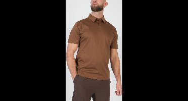 BASKO - POLO - KORTE MOUWEN - BRUIN - MAAT S