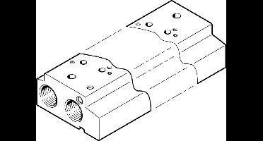 Festo Aansluitstrip - 552666 - P2UFZ