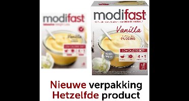 Modifast Weight Control Pudding Vanille - 4 x 8 x 55 gr - Voordeelverpakking