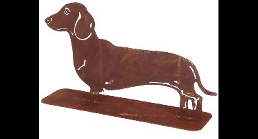 Esschert Design Roest teckel 37,8x30,6cm