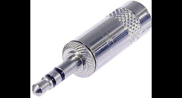 REAN NYS231L 3,5mm Jack (m) connector - metaal - 3-polig / stereo