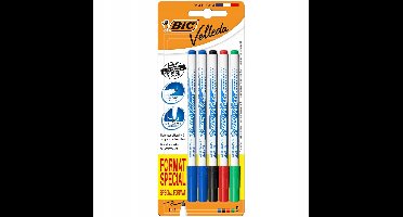 BIC Velleda 1721 Whiteboardmarkersset - 5 kleuren