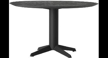 DTP Home Soho eettafel rond 130x130x76 cm - Mortex - zwart