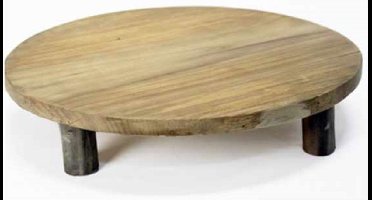 Dienblad Nio Op Poten Rond Ø40cm - Het Mandenhuys