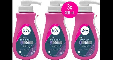 Veet - Expert - Ontharingscreme 400ML - 3 Stuks - Voordeelverpakking