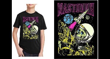 Mastodon - Space Colorization Kinder T-shirt - Kids tm 12 jaar - Zwart