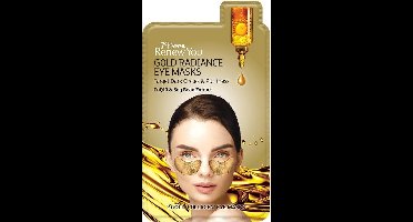 7Th Heaven - Renew You Gold Radiance Eye Masks Petals Under Eyes To Eliminate Shadows And Swelling Coq10 & Soy Bean Extract 2Pcs