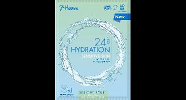 7th Heaven Bamboe Gezichtsmasker Gevoelige Huid - 24H Hydraterende Masker - 1 Stuk