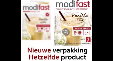 Modifast Weight Control Milkshake Vanille - 4 x 8 x 55 gr - Voordeelverpakking