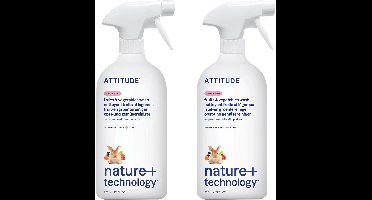 ATTITUDE Groente- en Fruitreiniger Bundel - Spray - 800ml ECO - duurzaam