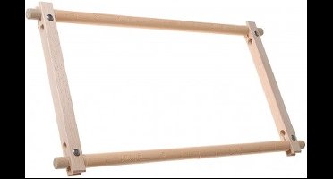 Elbesee Easy Clip Frame 30 x 53 cm - met kunststof clips om de stof te bevestigen.