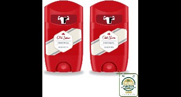 2 x Old Spice - Original - High Endurance - Deodorantstick - Langdurige Frisheid - 50 g - Wasstrips - Deodorantstick - Langdurige Frisheid - Mannelijke Geur - Zweetbescherming - Klassieke Geur