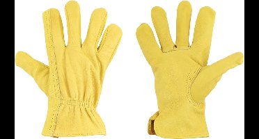 Runderleren handschoenen L
