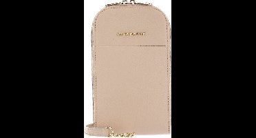 MANDARINA DUCK Leren Telefoontasje Schoudertas Mellow Leather Phone Crossbody Bag Lamb's Wool Beige