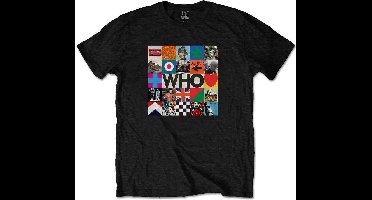 The Who - 5x5 Blocks Heren T-shirt - M - Zwart