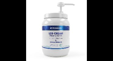 Hypogeen Beencrème – Verzorging voor Vermoeide, Droge & Gevoelige Benen – Hypoallergeen & pH-Neutraal – Met Magnesium, Paardenkastanje, Squalaan & Ureum – Spataderen crème - Geschikt onder Steunkousen – 1500 ml pompflacon