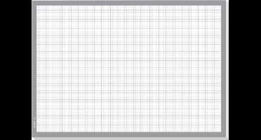 Sigel HO265 Bureau onderlegger Geruit Wit, Grijs (b x h) 42 cm x 29.70 cm 30 vellen 1 stuk(s) HO265