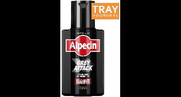 ALPECIN GREY ATTACK CAFFEINE & COLOUR SHAMPOO 6 X 200 ML