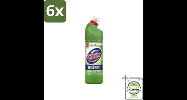 Glorix - Bleek - Dennen - Bescherming tegen Kalkaanslag - 750 ml - Voordeelverpakking - 6 stuks - Hygiëne - Frisse geur