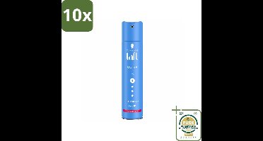 10 x Taft - Ultra 4 - Haarspray - Langdurige fixatie - 250 ml - Grootverpakking - Haarspray - Haarspray Langdurige Fixatie - Haarspray Zonder Siliconen - Haarspray Vegan - Haarspray Voor Alle Haartypes