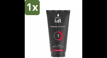 1 x Taft - Power Activity 7 - Styling Gel - Energieke styling - 150 ml - Styling Gel - Sweat-proof Gel - Actieve Styling - Sterke Hold - Vegan Styling Gel