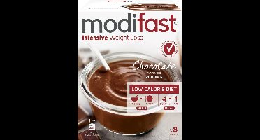 Modifast Intensive Pudding Chocolade - 8 x 8 x 55 gr - Voordeelverpakking