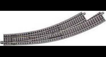 H0 Roco GeoLine (met ballastbed) 61154 Gebogen wissel, Links 1 stuk(s)