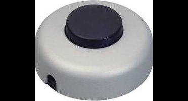 interBär 5062-020.01 Voetschakelaar Titaan, Zwart 1x uit/aan 2 A 1 stuk(s)