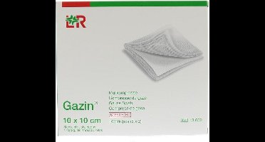 Gazin Gaaskompres 10 x 10 steriel 5 x 2 10 Stuks