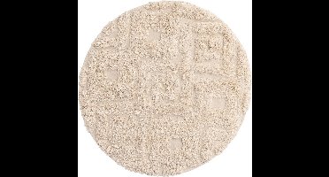 Hilma badmat Ø60cm offwhite.