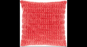 CEDRO - Sierkussen - 45x45 cm - Ribmotief - Sugar pink