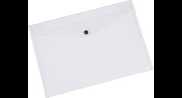 Q-CONNECT documentenmap, A3, transparante PP, drukknopsluiting 12 stuks