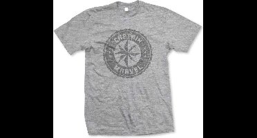 Marvel Captain Marvel Heren Tshirt -M- Grey Circle Grijs