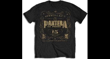 Pantera - 101 Proof Heren T-shirt - L - Zwart
