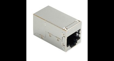 ROLINE RJ-45-koppeling afgeschermd, Cat.6A (klasse EA), zilver