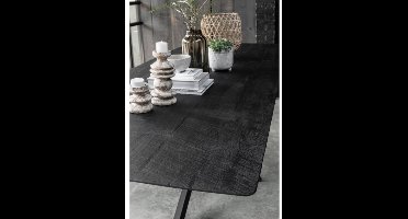 DTP Home Eettafel Curves Rechthoek teakhout - 210x78 cm