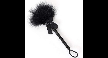 Oneay Lange veren kietelaar – Erotisch BDSM accessoire voor volwassenen – Zwart
