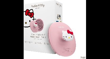 GESKE x Hello Kitty | SmartAppGuided™ Facial Brush | 3-in-1 | Gezichtsborstel | Reinigingsborstel | Siliconen gezichtsborstel | Huidreiniging | Huidverzorging | Zachte reiniging | Gezichtsreiniger