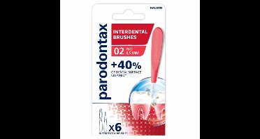 Parodontax Interdentale Ragers 0,5mm ISO 2 met Dop - 6 x 6 stuks - Voordeelverpakking