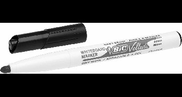 Viltstift Bic 1741 whiteboard rond zwart 1.4mm |