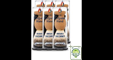6 x De Vergulde Hand - Scheerkwast - Voor Kappers - Grootverpakking - Vaatwasstrips - Scheerkwast - Scheerbeurt - Scheerzeep - Baardharen - Huidmassasje