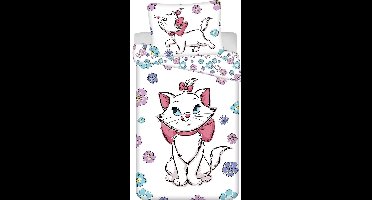 Disney Aristocats Dekbedovertrek, Flowers - 140 x 200 + 70 x 90 cm - Katoen