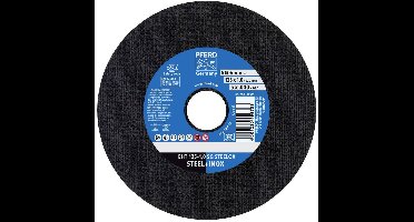 PFERD TOOLS EHT 125-1,0 SG STEELOX (5) 69198297 Doorslijpschijf recht 125 mm 5 stuk(s) RVS, Staal