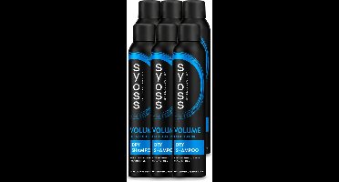 6 x SYOSS - Volume Droogshampoo - Shampoo - Voor Volumeboost - 200ml - Voordeelverpakking - 6 stuks