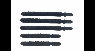Hofftech Decoupeerzaag bladen - T schacht - Tegels -3x100mm/ 2x 75mm