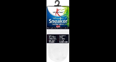 Lucovitaal Bamboe Sneakersok Wit maat 43-46 1 paar
