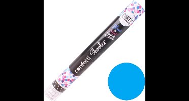Confetti Shooter Gender Reveal Blauw - 40 cm